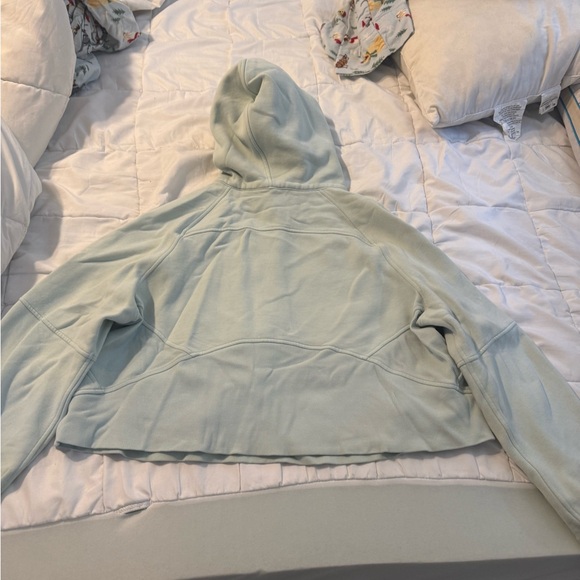 Light blue/mint Lululemon scuba half zip hoodie *with imperfections* - Picture 2 of 5
